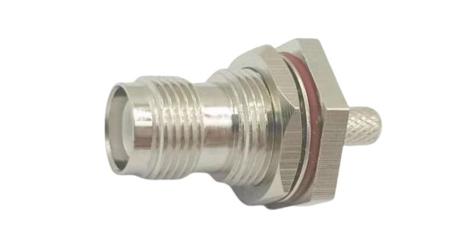246-9484 RS PRO, jack Bulkhead TNC Connector, 50Ω, Crimp Termination, Straight Body