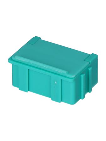 8150018 Licefa 1 Cell Green SB Compartment Box, 21mm x 42.4mm x 29.4mm