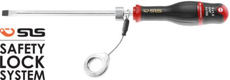ANF10X200SLS Facom Slotted  Screwdriver, 9 mm Tip, 220 mm Blade, 325 mm Overall