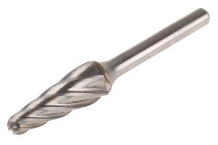 860-9172 30mm 12mm diameter Tungsten Carbide Ball Nosed Cone Aluminium Cut Burr