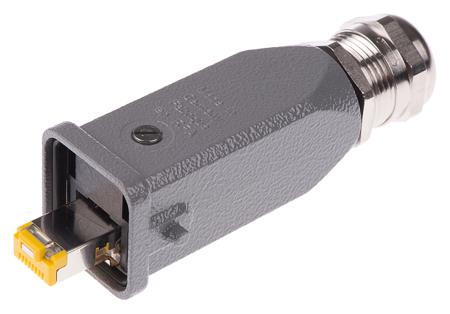 09451151560 HARTING Han 3A RJ45 Series Male RJ45 Connector, Cable Mount