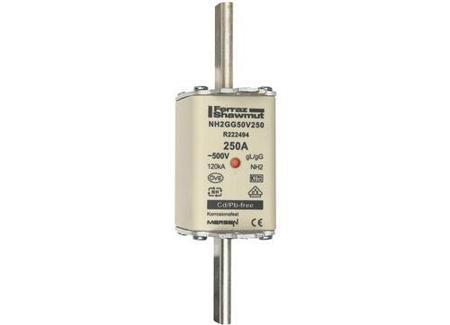 R222494 Mersen 250A NH Fuse, NH 2, 500V ac