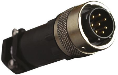 UTG6103PN Souriau Sunbank by Eaton Circular Connector, 3 Contacts, Cable, Standard Connector, Socket, Male, IP65, UTG Series
