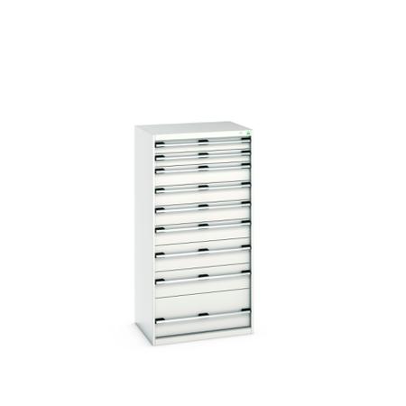 40020067-16V Bott 9 Cabinet, Steel, 1600mm x 650mm x 800mm, Light Grey