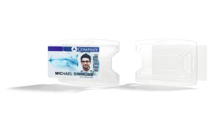 895119 Durable Transparent Polypropylene Name Badge