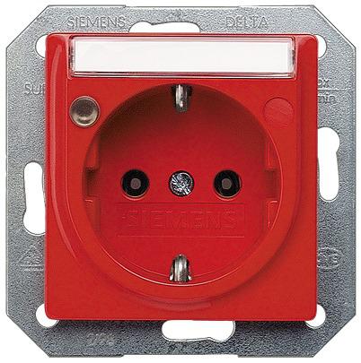 5UB1563 Siemens 5UB15 Orange Electrical Socket, 16A, Schuko