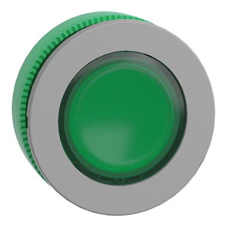 ZB5FA38C0 Schneider Electric Harmony Series Green Illuminated Push-In Push Button Head, 30.5mm Cutout, IP66, IP67