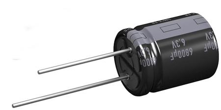 EEUFR1V122B Panasonic 1200μF Aluminium Electrolytic Capacitor 35V dc, Radial, Through Hole -