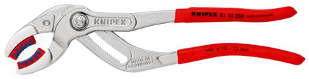 81 13 250 Knipex Pipe Wrench, 250 mm Overall, Angled Tip