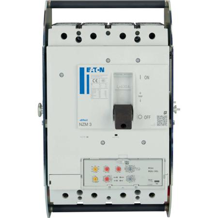 191384-NZMH3-4-VX630-T-AVE Eaton, Eaton Moeller NZM MCCB Molded Case Circuit Breaker 4P 630A, Breaking Capacity 9 kA, Withdrawable