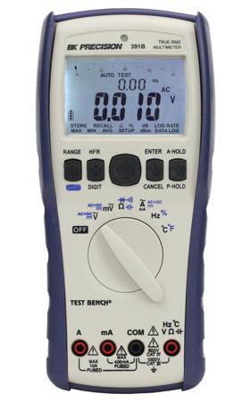 BK391B AAF  Handheld Digital Multimeter, 10A ac Max, 10A dc Max, 1000V ac Max