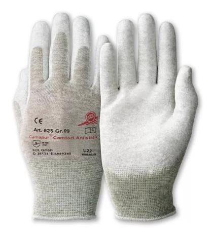 062508941E Honeywell Safety Camapur Comfort Antistatik Beige Polyamide Oil Grip, Oil Repellent Work Gloves, Size 8, Polyurethane