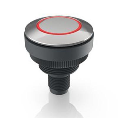 1.11.011.801/0300 RAFI RAMO 30 T Series Red Indicator, 20 → 28V dc, 30.3mm Mounting Hole Size, Threaded Ring Termination, IP66,