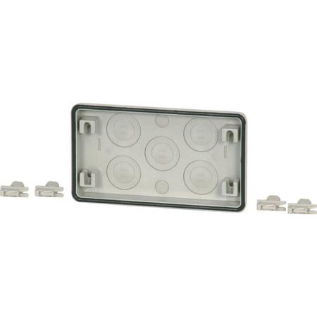 022644 FL3-3 Eaton 226 Series Plastic Flange, 23mm H, 205mm W, 115mm L for Use with Basic Enclosure