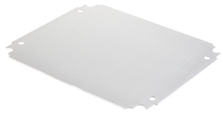 NSYMM3025 Schneider Electric PanelSeT Series Galvanised Steel Mounting Plate, 300mm H, 250mm W, 200mm L for Use with Spacial CRN,