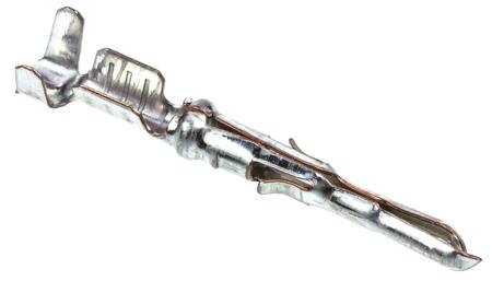 640545-1 TE Connectivity Miniature Rectangular Series Male Crimp Terminal, 26AWG Min, 18AWG Max