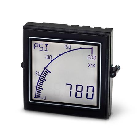 APM-PROC-APO Trumeter APM LCD Digital Panel Multi-Function Meter for Current, Voltage, 68mm x 68mm