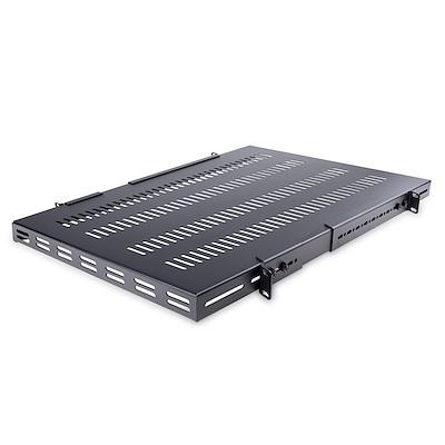 ADJSHELFHDV StarTech.com ADJ Series Black Shelf, 1U, 150kg Load, 446mm x 965mm