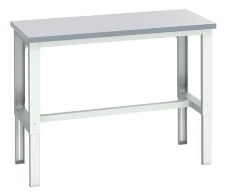 41003641-16V Bott 41003641.16V Sheet Steel Workbench, 450kg Max Load, Adjustable Height, 740 → 1140mm x 750mm x 1500mm