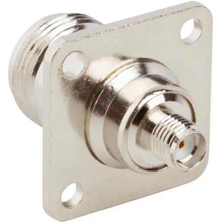 242163 Amphenol RF Straight 50Ω Coaxial Adapter Jack to SMA Jack 11GHz