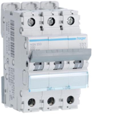 NGN350 Hager Electronic Circuit Breaker 50A NGN, 3 channels