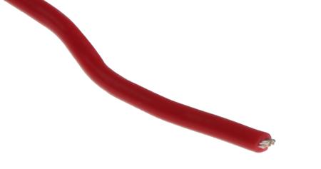 5854/7 RD005 Alpha Wire Hook-up Wire TEFLON Series Red 0.23 mm² Hook Up Wire, 24 AWG, 7/0.20 mm, 30m, PTFE Insulation,
