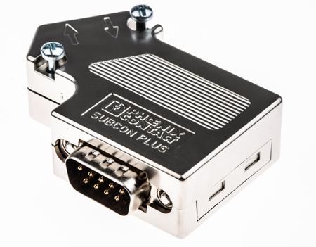 2708232 Phoenix Contact SUBCON-PLUS 9 Way Right Angle Cable Mount D-sub Connector Plug, 2.77mm Pitch