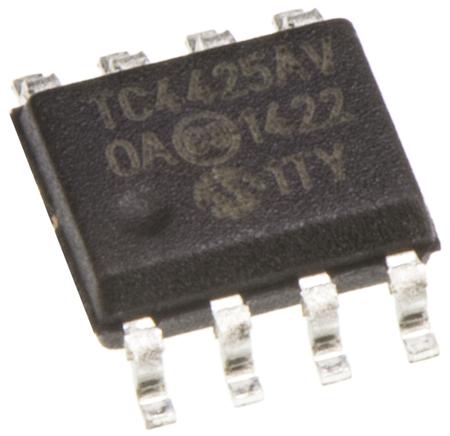 TC4425AVOA Microchip MOSFET Gate Driver 2, 4.5 A 8-Pin 20 V, SOIC
