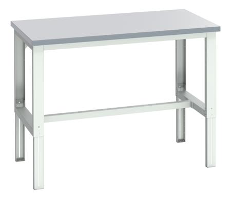 41004166-16V Bott 41004166.16V Sheet Steel Workbench, 450kg Max Load, Adjustable Height, 740 → 1140mm x 900mm x 1500mm