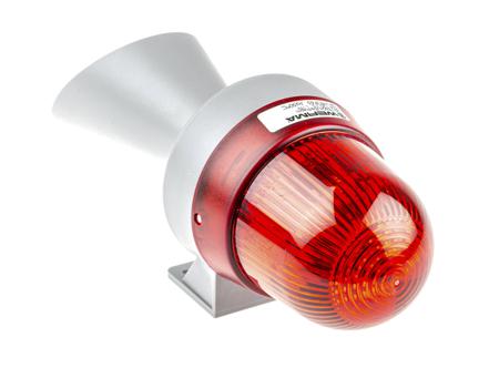 424-120-75 Werma 424.120.75, 424 Horn Beacon 98dB, Red LED, 24 V AC/DC