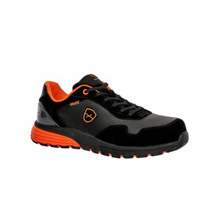 07SLAMER9834PT47 Parade Slamer Unisex Black Composite  Toe Capped Low safety shoes, UK 12, EU 47