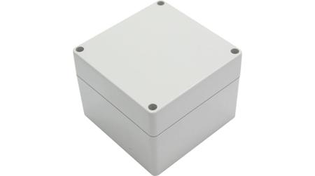 RND-455-01042 RND RND 455 Series Light Grey Polycarbonate General Purpose Enclosure, IP67, Light Grey Lid, 120x120x90mm