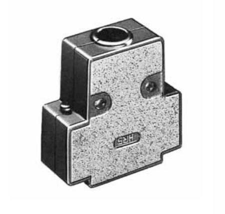 HDA-CTH(10) Hirose CTH Series ABS D Sub Backshell, 15 Way