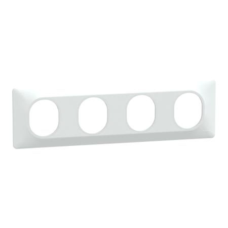 S320708 Schneider Electric White, 4 Gang, Ovalis C Series
