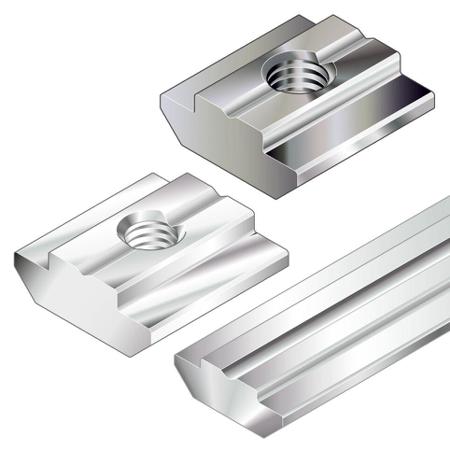 3842547815 Bosch Rexroth M6mm Sliding Block, Connecting Component, Strut Profile 8, Groove Size 8mm