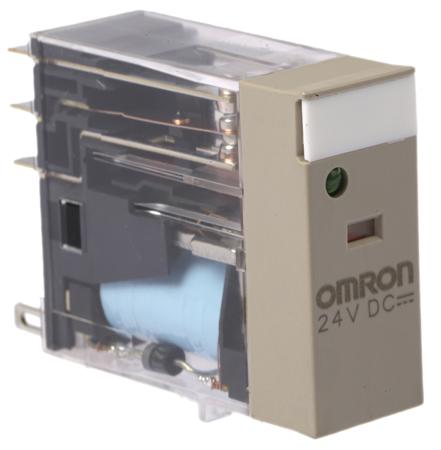 G2R-2-SND 24VDC (S) Omron Plug In Power Relay, 24V dc Coil, 5A Switching Current, DPDT