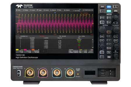T3DSO2104HD Teledyne LeCroy T3DSO2000HD Series, 100MHz Bench Oscilloscope, 4 Analogue Channels