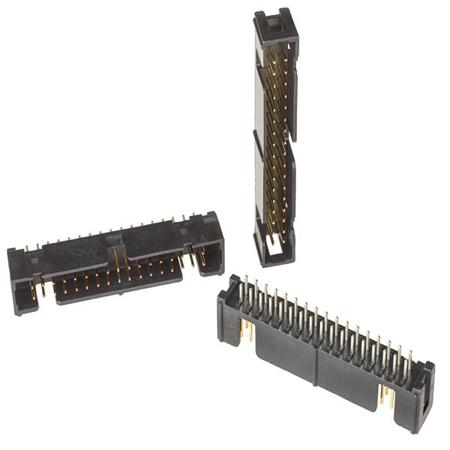 N2534-6V0C-RB-WF 3M 2500 Series Right Angle Surface PCB Header, 34 Contact(s), 2.54 mm Pitch, 2 Row, Unshrouded