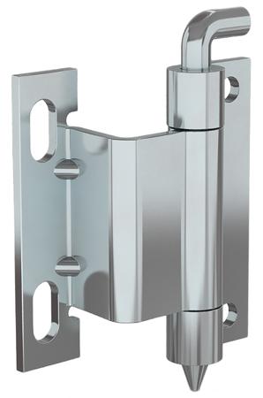 6014029 Pinet Steel Concealed Hinge, Screw Fixing, 60mm x 3mm