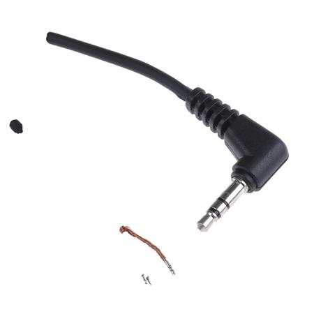 36HR07884X Switchcraft 36HR Male 3.5mm Stereo Jack to Unterminated Aux Cable, Black