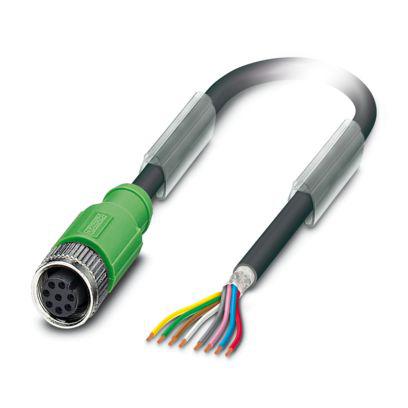 1413511 Phoenix Contact Straight Male 5 way M12 to Straight Male 5 way M12 Sensor Cable, 200mm