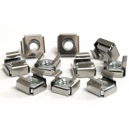 CABCAGENUTS6 StarTech.com CABCA Series Cage Nut for Use with Rack Mounting Hardware, M6mm Thread, 50 Piece(s)
