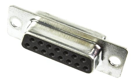 119998-2836 ITT Cannon ZD* 15 Way Panel Mount D-sub Connector Socket, 2.77mm Pitch