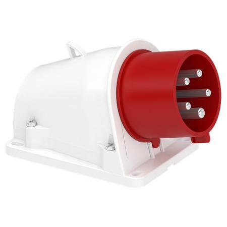 PKE32W435 Schneider Electric PKE32 Red, White Plug Socket, 3P + N + E Poles, 32A