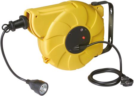 1241101 brennenstuhl , 10m 4 Socket Type E - French Extension Reel, 230 V, IP44