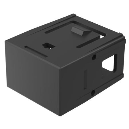 02-901.0 Indicator Lens Rectangle Style, Black, 25.4 Long
