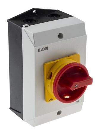 227868-P1-32-I2H-SVB Eaton 3 Pole Non-Fused Switch Disconnector - 32A Maximum Current, 15kW Power Rating, IP65