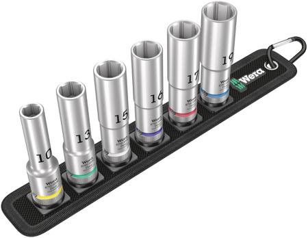 05004565001 Wera 1/2 in Deep Socket Set