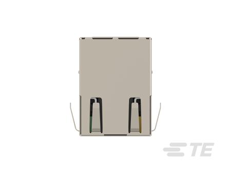 2488942-2 TE Connectivity 24889 Series Female Ethernet Connector, Hole Mount, Cat5 Right Angle 1 Port 8 -Way