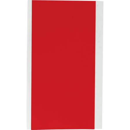 M7C-1000-595-RD Brady B-595 Black on Red/Transparent Cable Labels, 15.24 m Length, 25.4 mm Width, 25.4mm Label Width